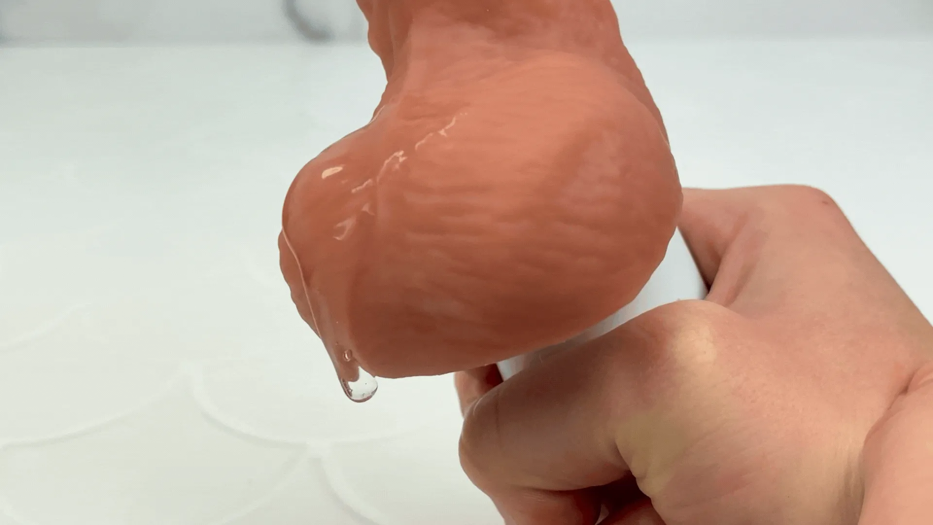 Warming. Thrusting. Vibrating. and Waterproof Dildo - Hands-Free Suction Cup Mount - Includes Remote!