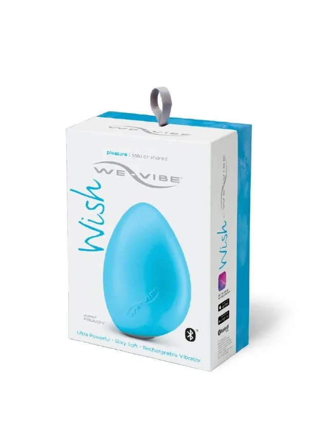 We-Vibe Wish Blue Lay on PowerPulse Vibrator with App