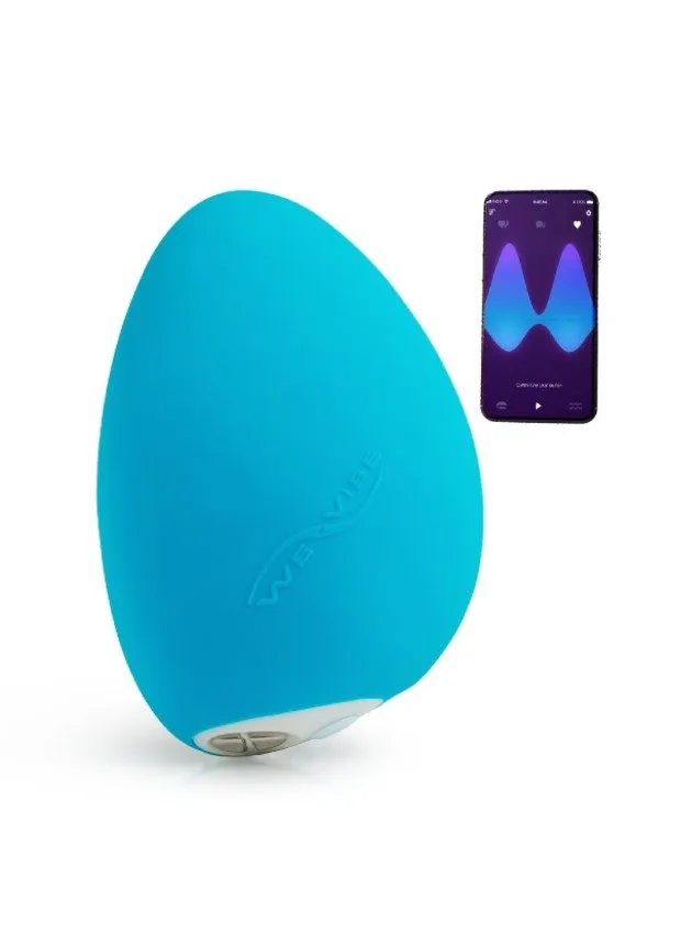 We-Vibe Wish Blue Lay on PowerPulse Vibrator with App