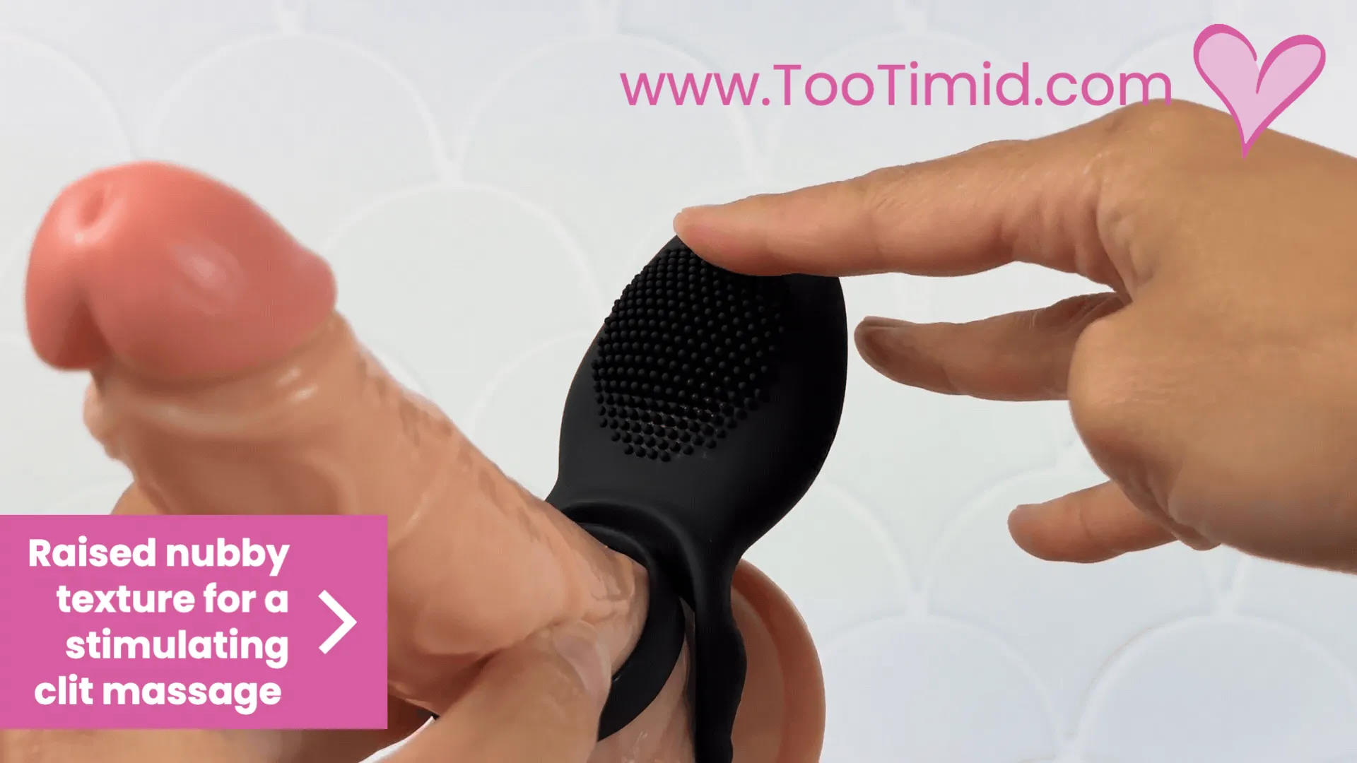 Wireless Clit Tickling Couple's Dual Ring Erection Enhancer