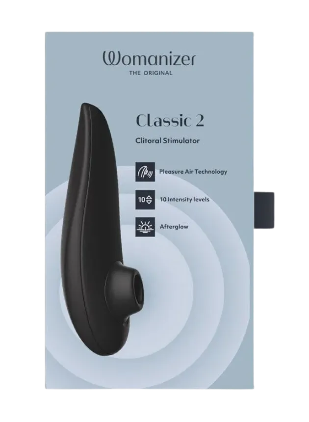 Womanizer Classic 2 Pleasure Air Clitoral Stimulator Black