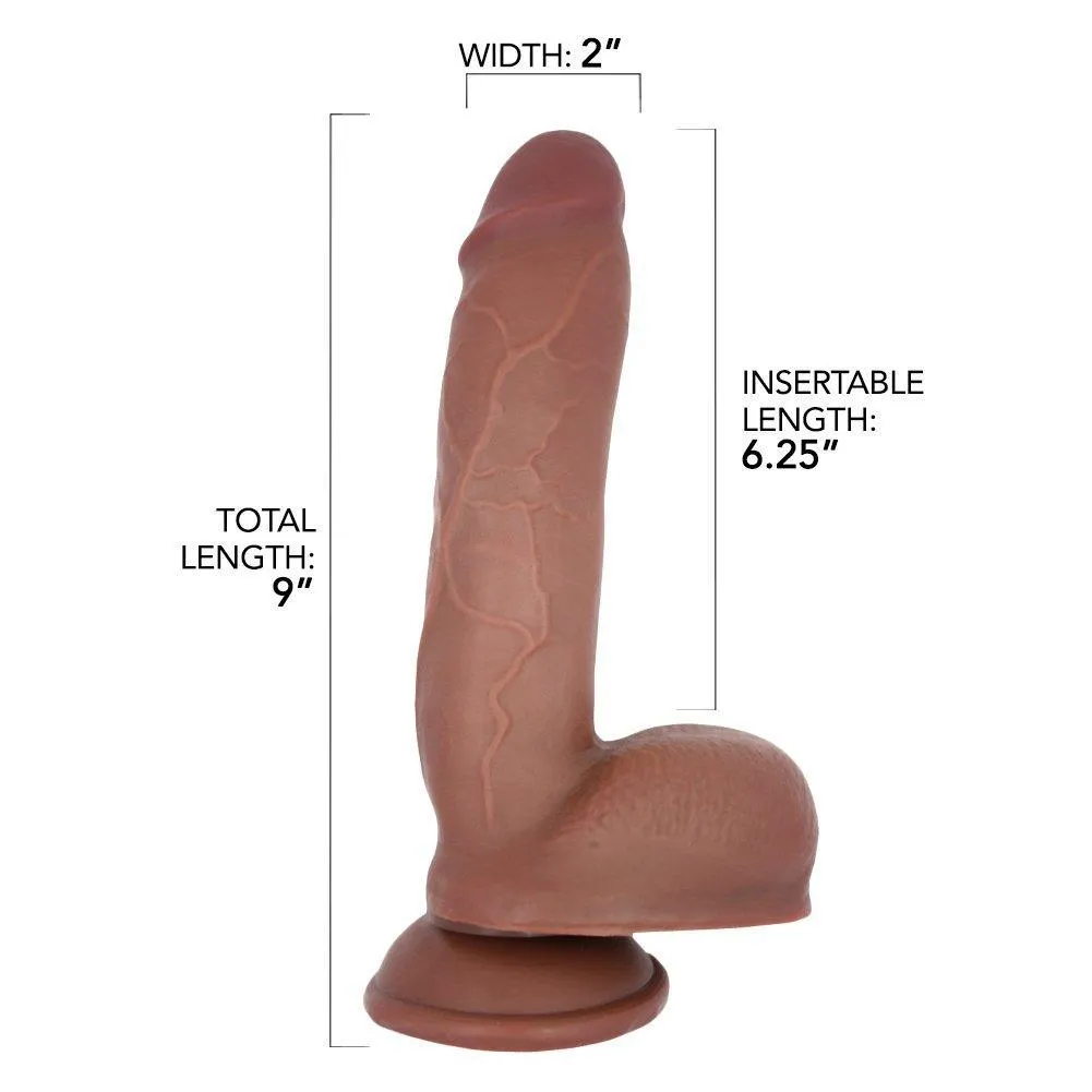 XL Thick Vibrating Lifelike Cinnamon Pleasure Dildo - #1 Seller!